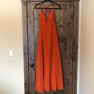 Azazie Davis Paprika Bridesmaids Dress
